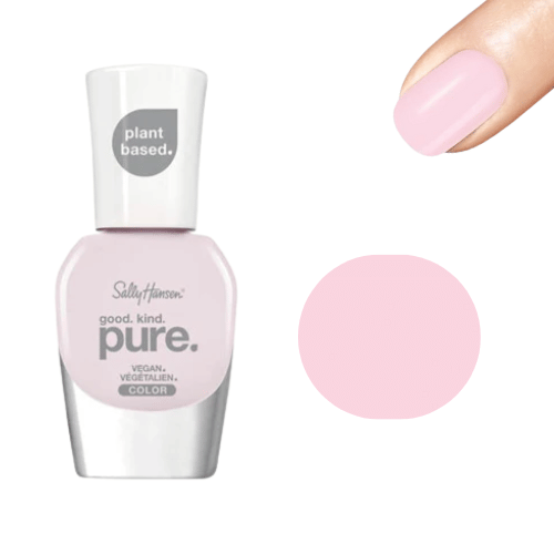 Sally Hansen 190 Rose Petal soft pink vegan nail polish swatch
