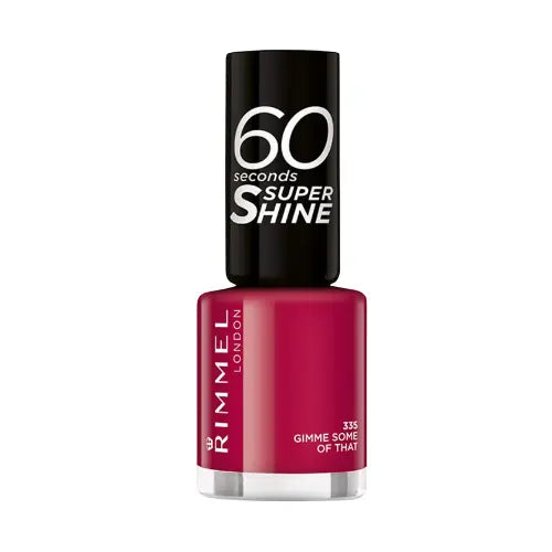 Rimmel 60 Seconds Super Shine Nail Polish 335 Gimme Some Of That – bold purple