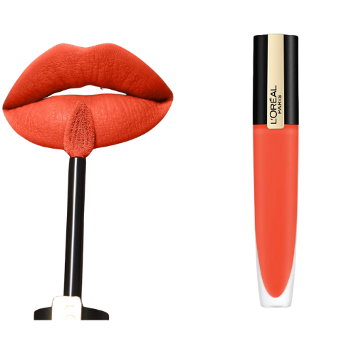 "L'Oreal Paris Rouge Signature Matte Liquid Lipstick 127 I Revolutionize - Revolutionary oil-in-water formula with ultra-matte finish"