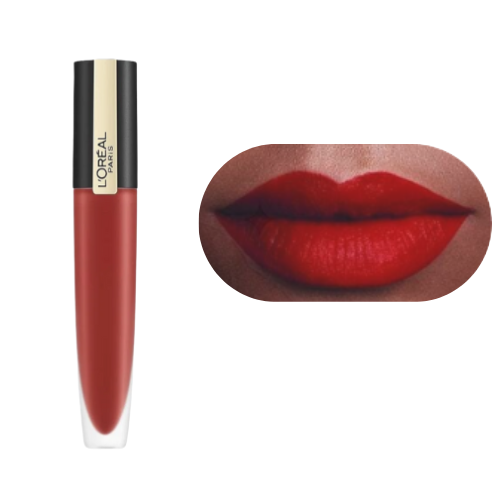"L'Oreal Rouge Signature Liquid Lipstick 115 I Am Worth It - 24-hour ultra-matte formula with lightweight feel"