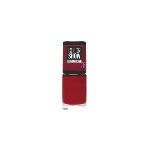 Maybelline Colour Show Downtown Red 352 – bottle front view