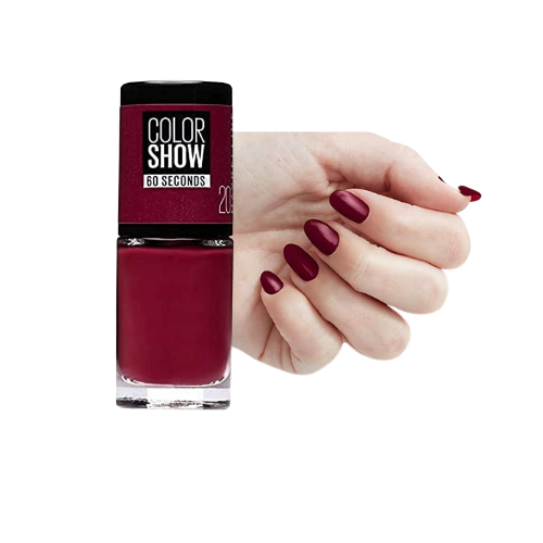 Maybelline Blush Berry Nail Polish – swatch on nails