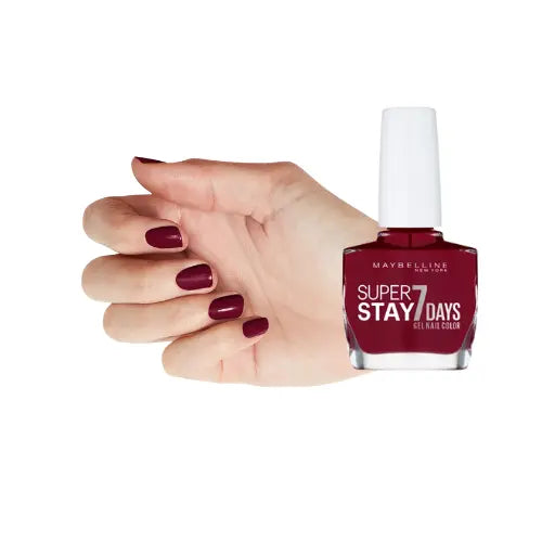 Maybelline Divine Wine Nail Polish – Gel Effect Finish Swatch