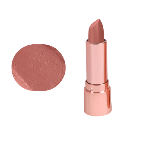 Revolution Satin Kiss Lipstick Chauffeur Nude shade tube