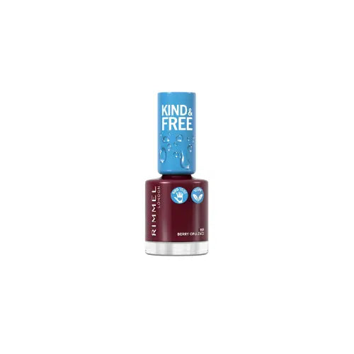 Rimmel Kind & Free Nail Polish 157 Berry Opulence bottle
