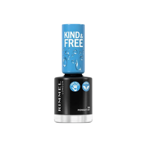 Rimmel Kind & Free Nail Polish 159 Midnight Sky bottle