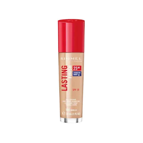 Rimmel Lasting Finish 25H Foundation 160 Vanilla 30ml bottle