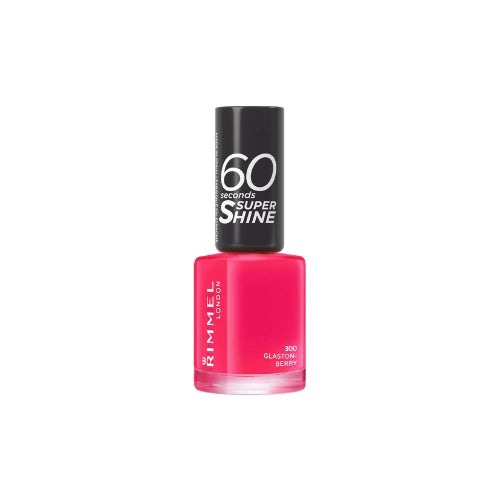 Rimmel 60 Seconds Nail Polish 300 Glaston Berry bottle