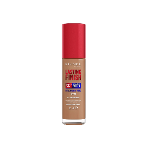 Rimmel Lasting Finish 35HR Foundation 400 Natural Beige bottle