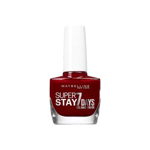 Maybelline Superstay 7 Days Nail Polish 501 Cherry Sin bottle