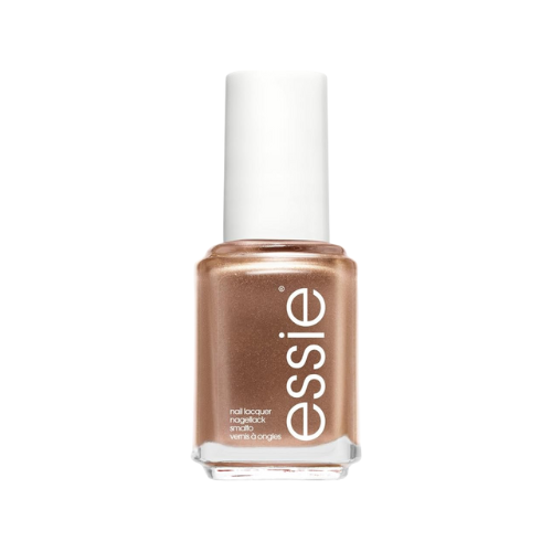 Essie Nail Polish 613 Penny Talk metallic rose gold chrome shade