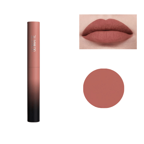 Maybelline 699 More Buff nude matte lipstick swatch