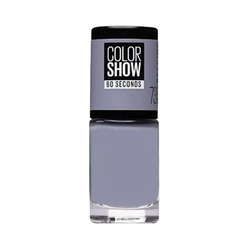 Maybelline Color Show Nail Polish 73 City Smoke – sleek grey glossy shade