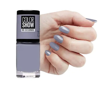 Chic grey nail colour – Maybelline Color Show smooth, long-lasting finish