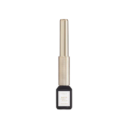 "L'Oreal Paris Matte Signature Liquid Eyeliner 08 White - Professional precision white eyeliner with ultra-precise felt tip"
