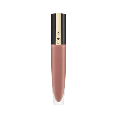 "L'Oreal Paris Rouge Signature Metallic Liquid Lipstick 201 I Stupefy - Ultra-matte metallic finish with lightweight formula"
