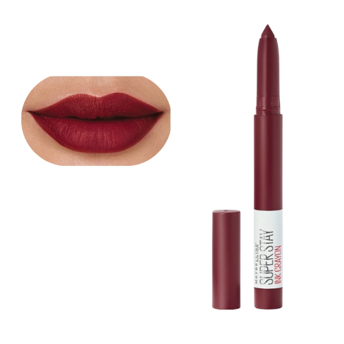 Maybelline Lip Crayon 65 Settle For More – Close-Up Packaging