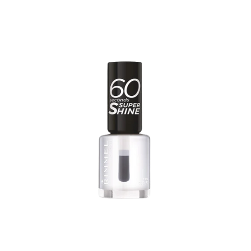 Rimmel 60 Seconds Nail Polish 740 Clear – bottle close-up