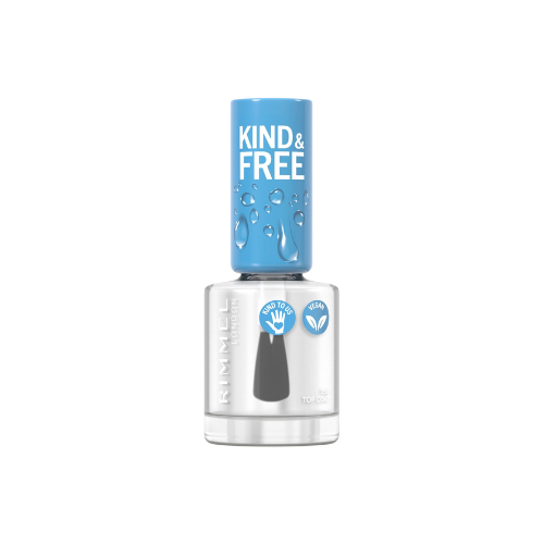 Rimmel Kind & Free Top Coat bottle – clean vegan nail polish
