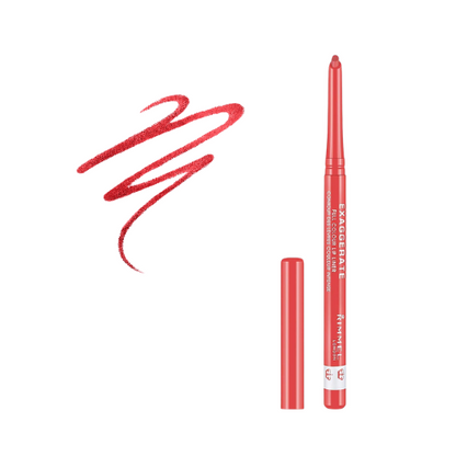 Swatch of Rimmel 024 Red Diva – bold matte red on hand

