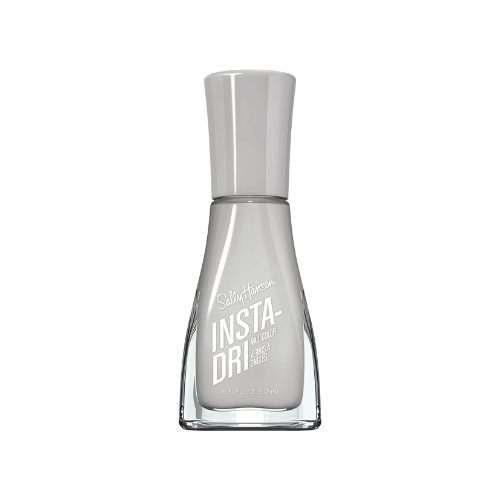 "Sally Hansen Insta-Dri Nail Polish 533 Seize The Grey - Quick-dry trendy grey nail color"
